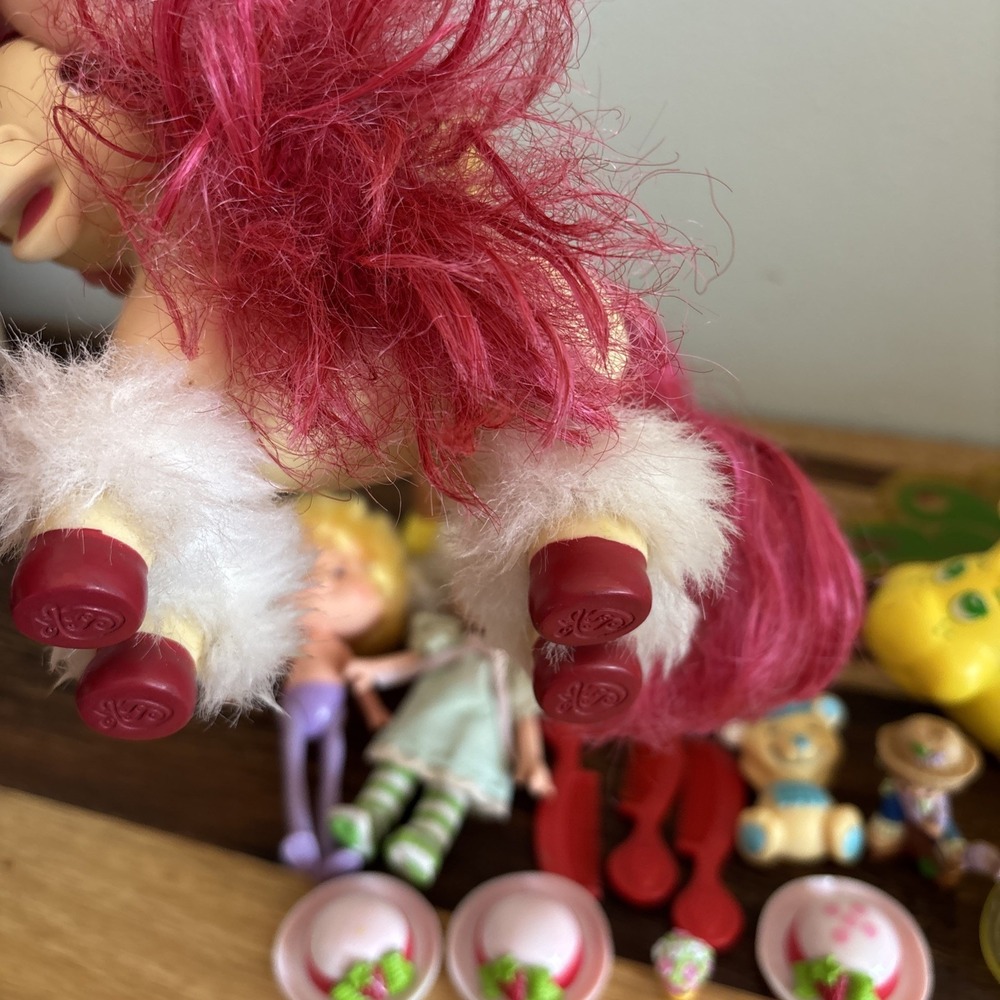 Vintage 1980's Strawberry Shortcake Dolls‎ & Accessories Lot Caterpillar Figures - Picture 4 of 7